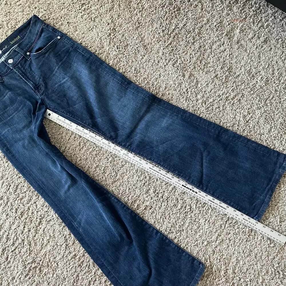 7 for all Mankind Bootcut Dark Wash jeans size 31 y2k midrise
